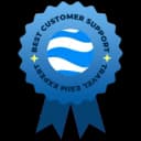 Значок награды за лучшую поддержку клиентов от Travel eSIM Expert